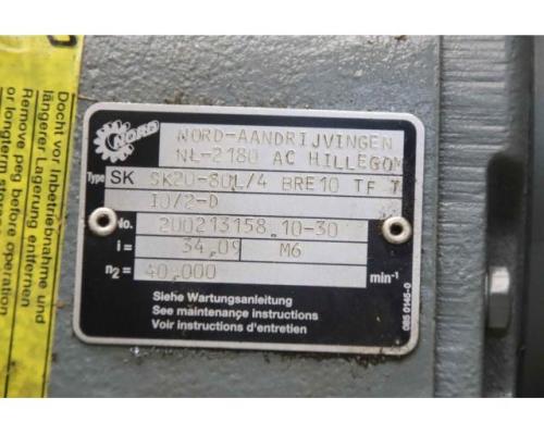 Getriebemotor 0,75 kW 40 U/min von Nord – SK80L/4 TFBRE10TIO/2-D - Bild 5