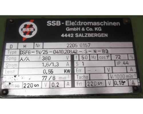 Getriebemotor 0,55 kW 8/77 U/min von SSB – DSFG-1V/25-0410.208.42-S-N - Bild 4