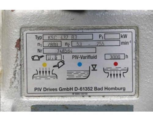 regelbares Getriebe 53-255 U/min von PIV – KSC 432 B3 - Bild 4