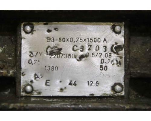 Elektromotor 0,75 kW 1380 U/min von ETM – B3-80×0,75×1500 A - Bild 4