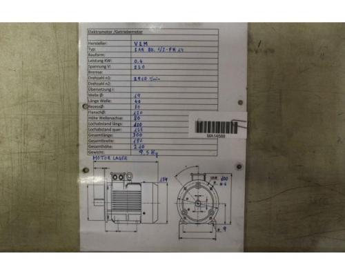 Elektromotor 0,4 kW 2910 U/min von VEM – EAK 80.1/2-FK14 - Bild 5