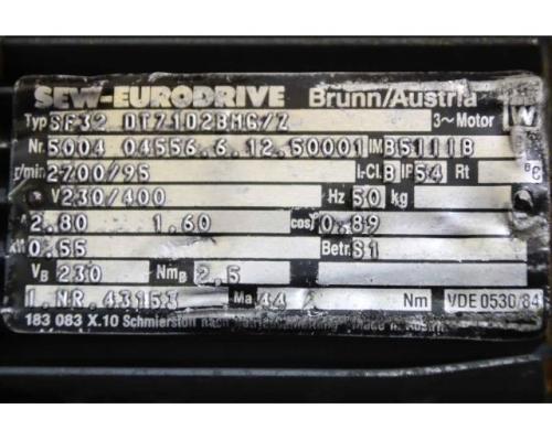 Getriebemotor 0,55 kW 95 U/min von SEW Eurodrive – SF32 DT71D2BMG/Z - Bild 9