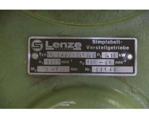 regelbarer Getriebemotor 0,75 kW 188-89 U/min von Lenze – 11.342.18.10.2 - Bild 5