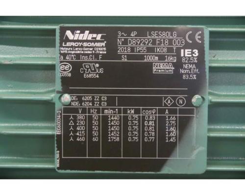 Getriebemotor 0,75 kW 100 U/min von Nidec Leroy-Somer – 032 LS1-CB 3032 S - Bild 4