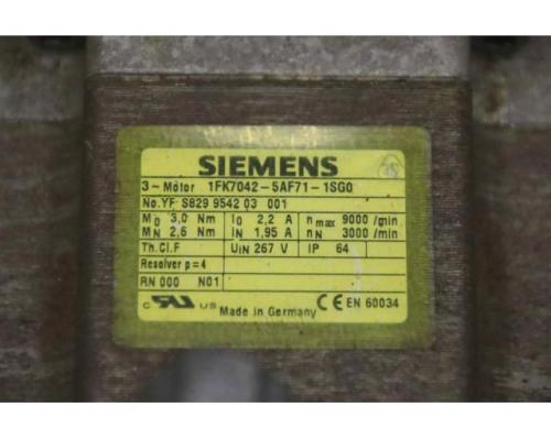 Servomotor mit Getriebe von Siemens – 1FK7042-5AF71-1SGO - Bild 4