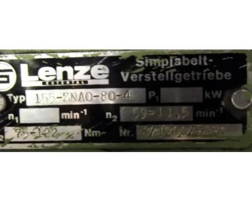 regelbarer Getriebemotor 0,75 kW 11,5-59 U/min von Lenze – 155-ZNA0-80-4 - Bild 5