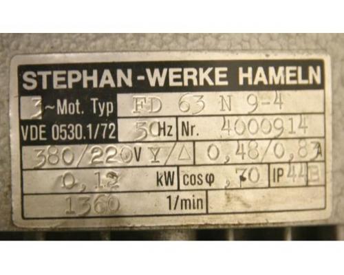 regelbarer Getriebemotor 0,12 kW 0,09-0,81 U/min von HTRIEB – 4V253M - Bild 5