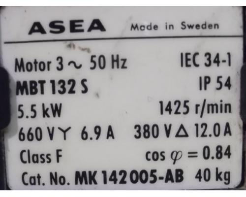 Elektromotor 5,5 kW 1425 U/min von ASEA – MBT132S - Bild 12