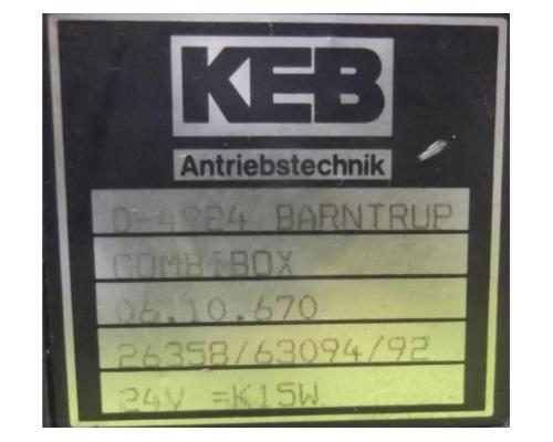 regelbarer Getriebemotor 0,37 kW 358-1850 U/min von MOTOVARIO – TKF/2 - Bild 4