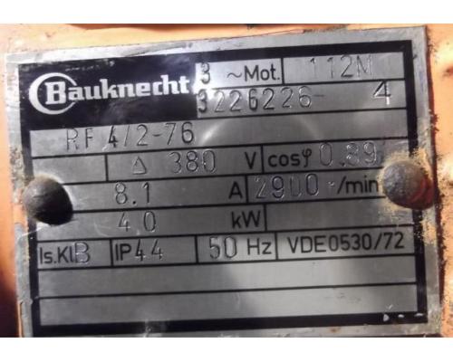 Elektromotor 4 kW 2900 U/min von Bauknecht – 112M RF4/2-76 - Bild 4