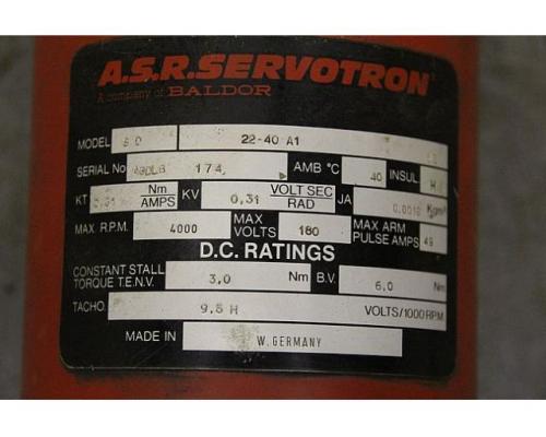 Servomotor 180 V von A.S.R. Servotron – SD 22-40 A1 - Bild 4