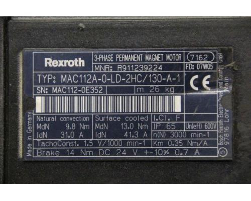 Permanent Magnet Motor von Rexroth Indramat – MAC112A-0-LD-2HC/130-A-1 - Bild 4