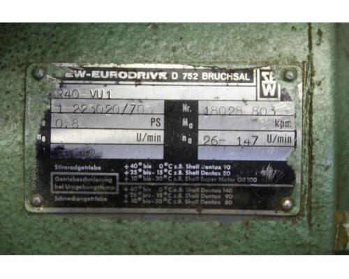 regelbarer Getriebemotor 0,75 kW 26-147 U/min von SEW Eurodrive – R40-VU1 DFT80N-4 - Bild 5