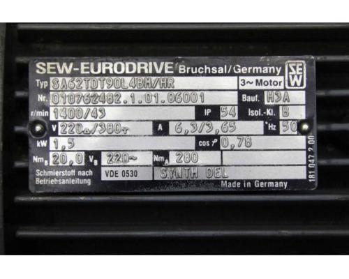 Elektromotor 1,5 kW von SEW-Eurodrive – SA62TDT90L4BM/HR - Bild 4