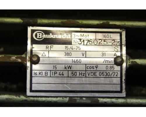 Elektromotor 15 kW 1460 U/min von Bauknecht – RF 15/4-75 - Bild 4