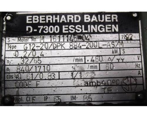 Getriebemotor 0,2/0,4 kW 32/65 U/min von BAUER – G12-20/DPK884-200 - Bild 10