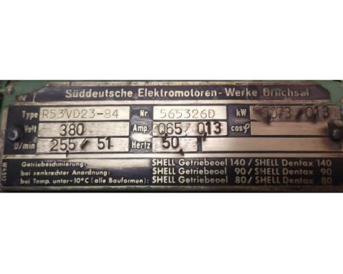 Getriebemotor 0,073/0,13 kW 25,5/51 U/min von SEW Eurodrive – R53VD23-84 - Bild 4