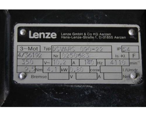 Servomotor 4,1 kW 4110 U/min von Lenze – DSVARS 090-22 - Bild 4