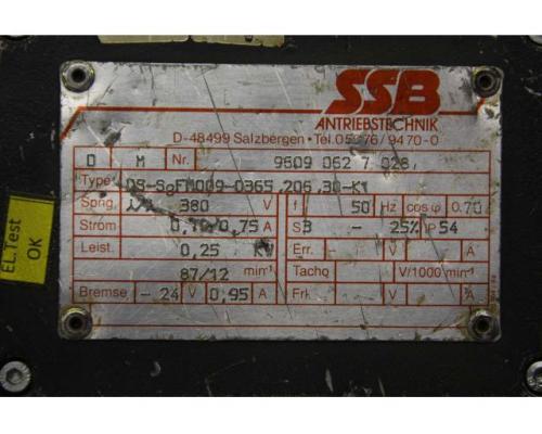 Getriebemotor 0,25 kW 87/12 U/min von SSB – DS-SgFN009-0365 - Bild 4