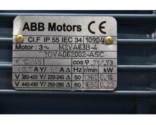 Elektromotor 0,18 kW 1360 U/min von ABB – M2VA63B-4 - Bild 4