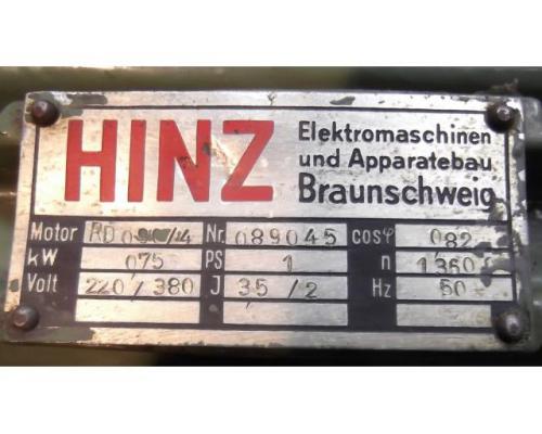 Elektromotor 0,75 kW 1360 U/min von Hinz – RD090/4 - Bild 4