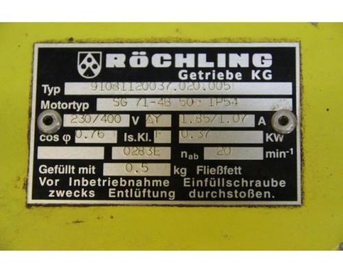 Getriebemotor 0,37 kW 20 U/min von Röchling – SG71-4B - Bild 4