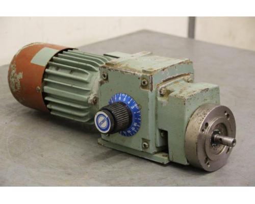 regelbarer Getriebemotor 0,25 kW 64 – 640 U/min von VEM – KMER 71 K 4 - Bild 2