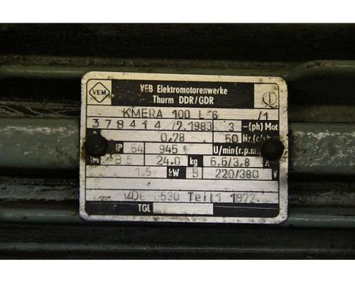 Elektromotor 1,5 kW 945 U/min von VEM – KMERA 100L6 - Bild 4