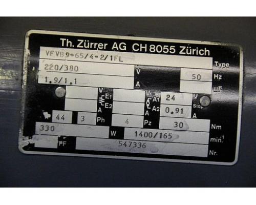 Getriebemotor 0,33 kW 165 U/min von Zürrer – VFVB9-65/4-2/1FL - Bild 4