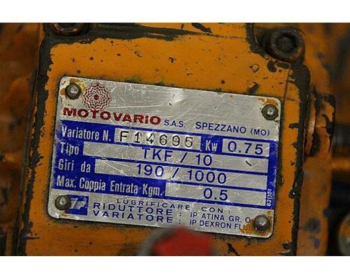 regelbarer Getriebemotor 0,75 kW 190-1000 U/min von MOTOVARIO – TKF/10 - Bild 4