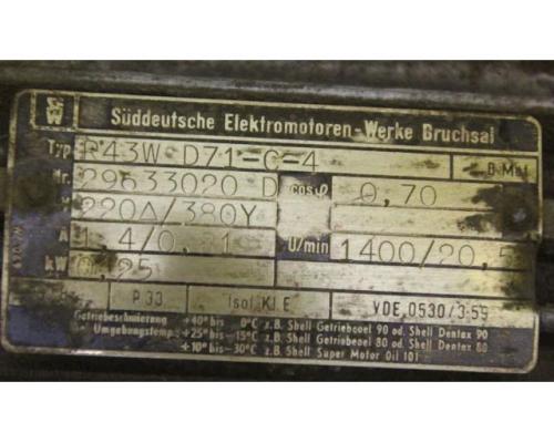 Getriebemotor 0,25 kW 20,5 U/min von SEW Eurodrive – R43WD71-C-4 - Bild 4