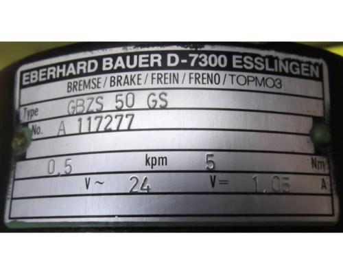 Elektromotor 0,063/0,4 kW 460/2840 U/min 415 V von Bauer – DNPFK8122/200-S - Bild 4