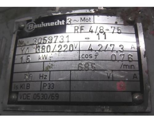 Elektromotor 1,5 kW 685 U/min von Bauknecht – RF4/8-75 - Bild 5