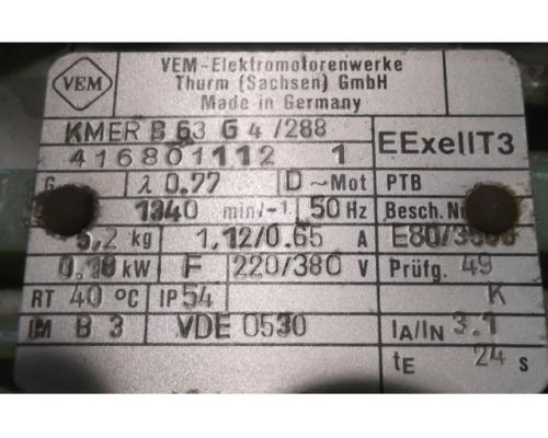 Elektromotor 0,18 kW 1340 U/min von VEM – KMERB63G4/288 - Bild 4