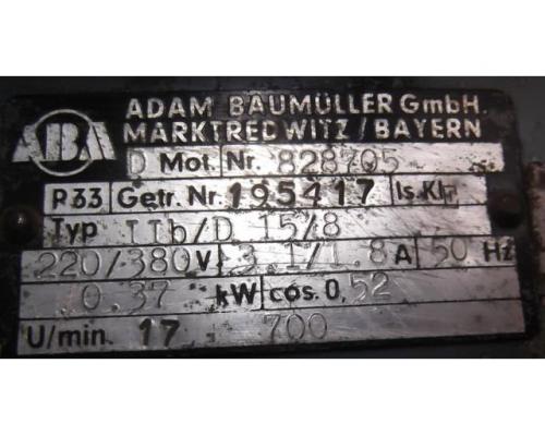 Getriebemotor 0,37 kW 17 U/min von ABM – IIb/D15/8 - Bild 4