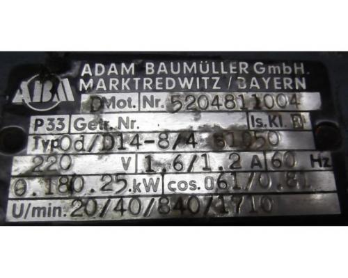 Getriebemotor 0,18/0,25 kW 20/40 U/min von ABM – Od/D14-8/4 - Bild 4