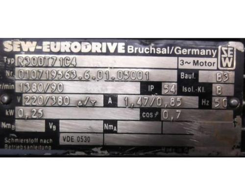 Getriebemotor 0,25 kW 90 U/min von SEW Eurodrive – R30DT71C4 - Bild 4