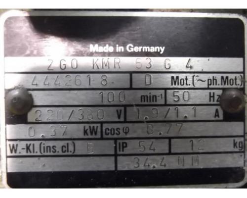 Getriebemotor 0,37 kW 100 U/min von VEM – ZG0KMR63G4 - Bild 4