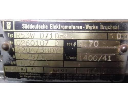 Getriebemotor 0,37 kW 41 U/min von SEW EURODRIVE – R53WD71D-4 - Bild 4