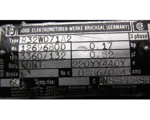 Getriebemotor 0,12 kW 132 U/min von SEW Eurodrive – R32ND71A2 R32WD71A2 - Bild 8