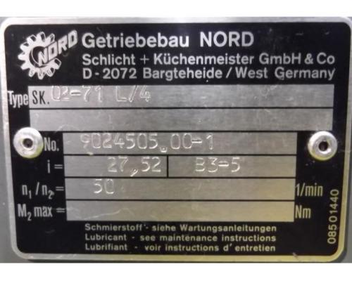 Getriebemotor 0,37 kW 50 U/min von Nord – SK71L/4 - Bild 4