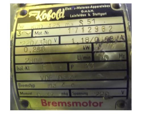 Getriebemotor 0,25 kW 42 U/min von Kobold – KOD425maS51 - Bild 5