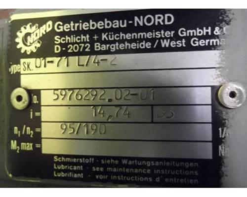 Getriebemotor 0,3/0,43 kW 95/190 U/min von Nord – SK71L/4 - Bild 5