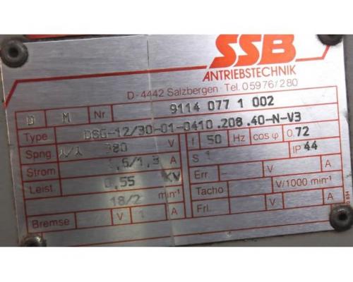 Getriebemotor 0,55 kW 2/18 U/min von SSB – DSG-12/30-01-0410.208.40-N-V3 - Bild 4