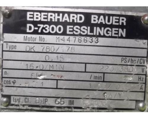 Getriebemotor 0,11 kW 16 U/min von BAUER – DK780/178 - Bild 4