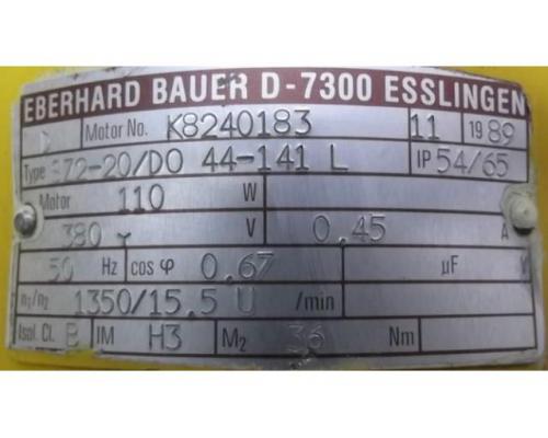 Getriebemotor 0,11 kW 15,5 U/min von BAUER – SZ2-20/D044-141L - Bild 4