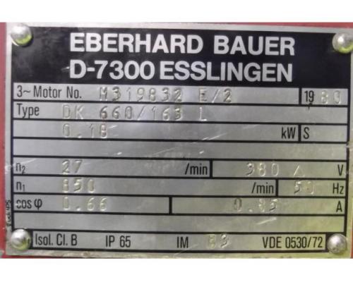 Getriebemotor 0,18 kW 27 U/min von Bauer – DK660/163L - Bild 4