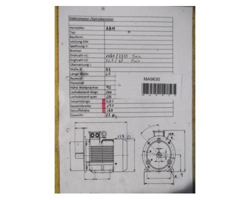 Getriebemotor 0,25/0,37 kW 31,5/63 U/min von ABM – G90/20D23-4/2 - Bild 6