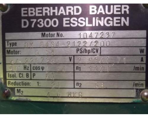 Getriebemotor 0,55 kW 68 U/min von Bauer – DK84S4-2122/200 - Bild 4