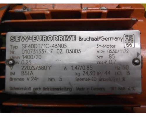 Getriebemotor 0,25 kW 20 U/min von SEW Eurodrive – SF40DT71C-4BN05 - Bild 4